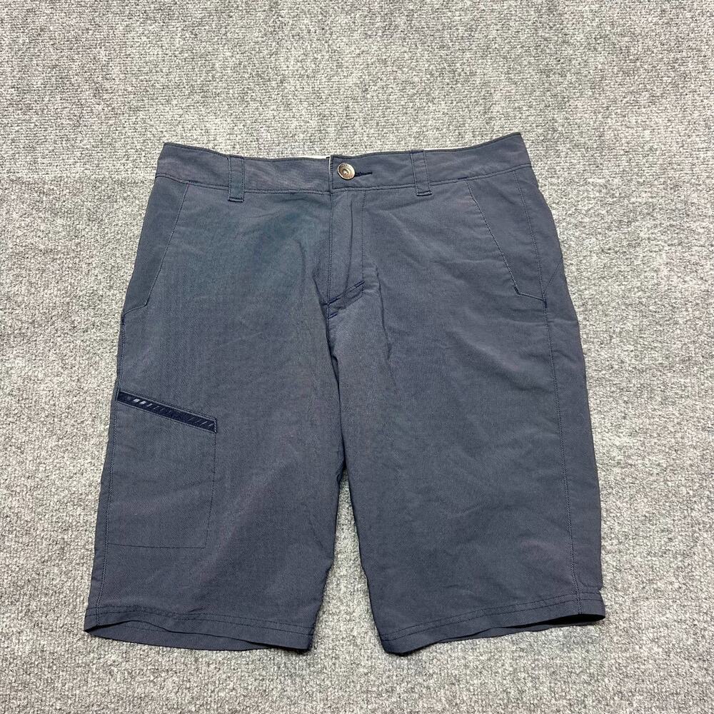 Oakley Mens Navy Cargo Shorts Size 30 Regular Fit Performance